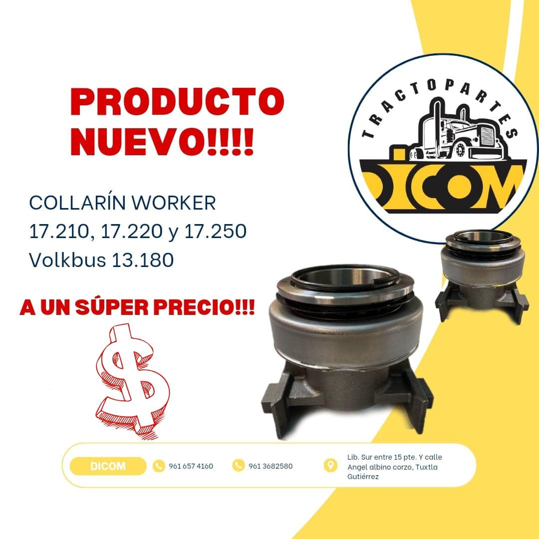 Collarín Worker 17.210, 17.220, y 17.250 Volkbus 13.180